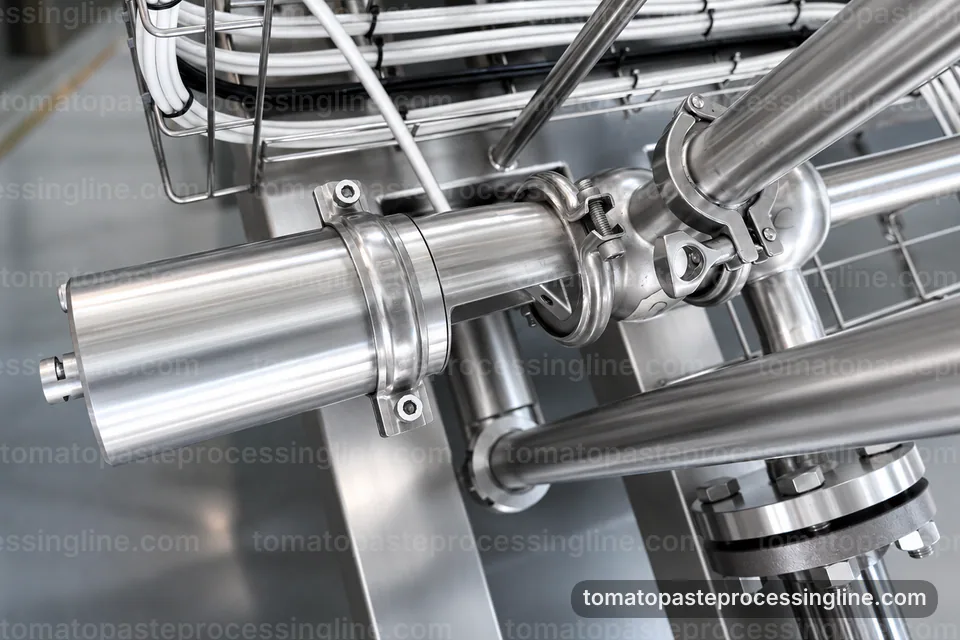 Industrial Tomato Paste Processing Line: Operating Principle Operating Stage industrial tomato paste processing line, operating principle: tomato break and refiner section operating stage